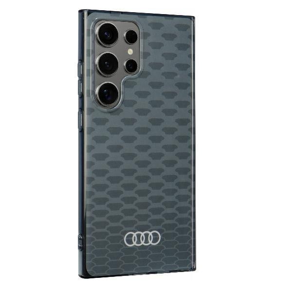 Audi IML Pattern MagSafe Case S24 Ultra S928 szary/grey hardcase